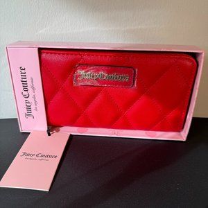 Juicy Couture Lipstick Red Gothic Logo Wallet Gift Box - NWT